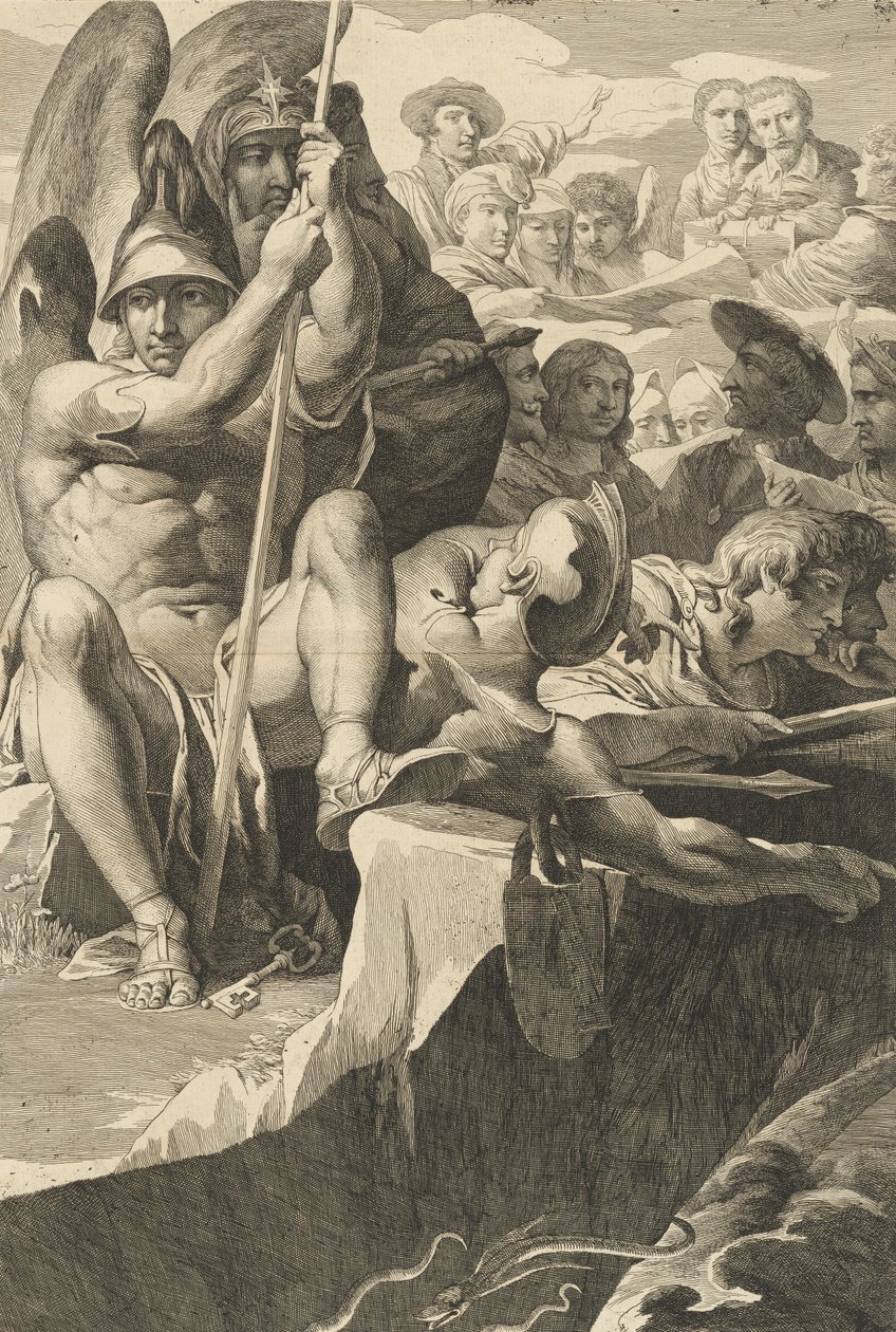 Az angyali őrök c. 1802. alkotó: James Barry
