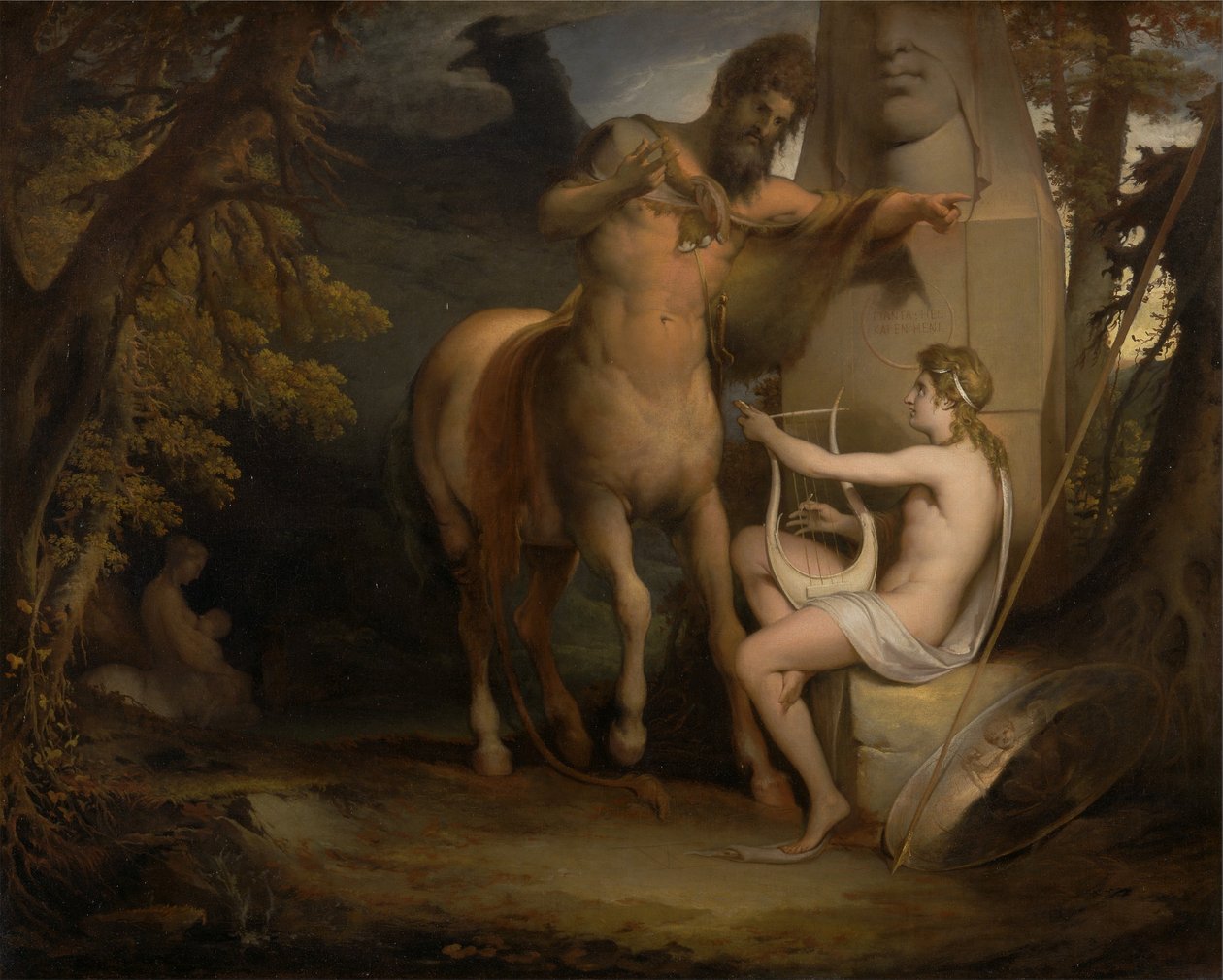 Akhilleusz nevelése alkotó: James Barry