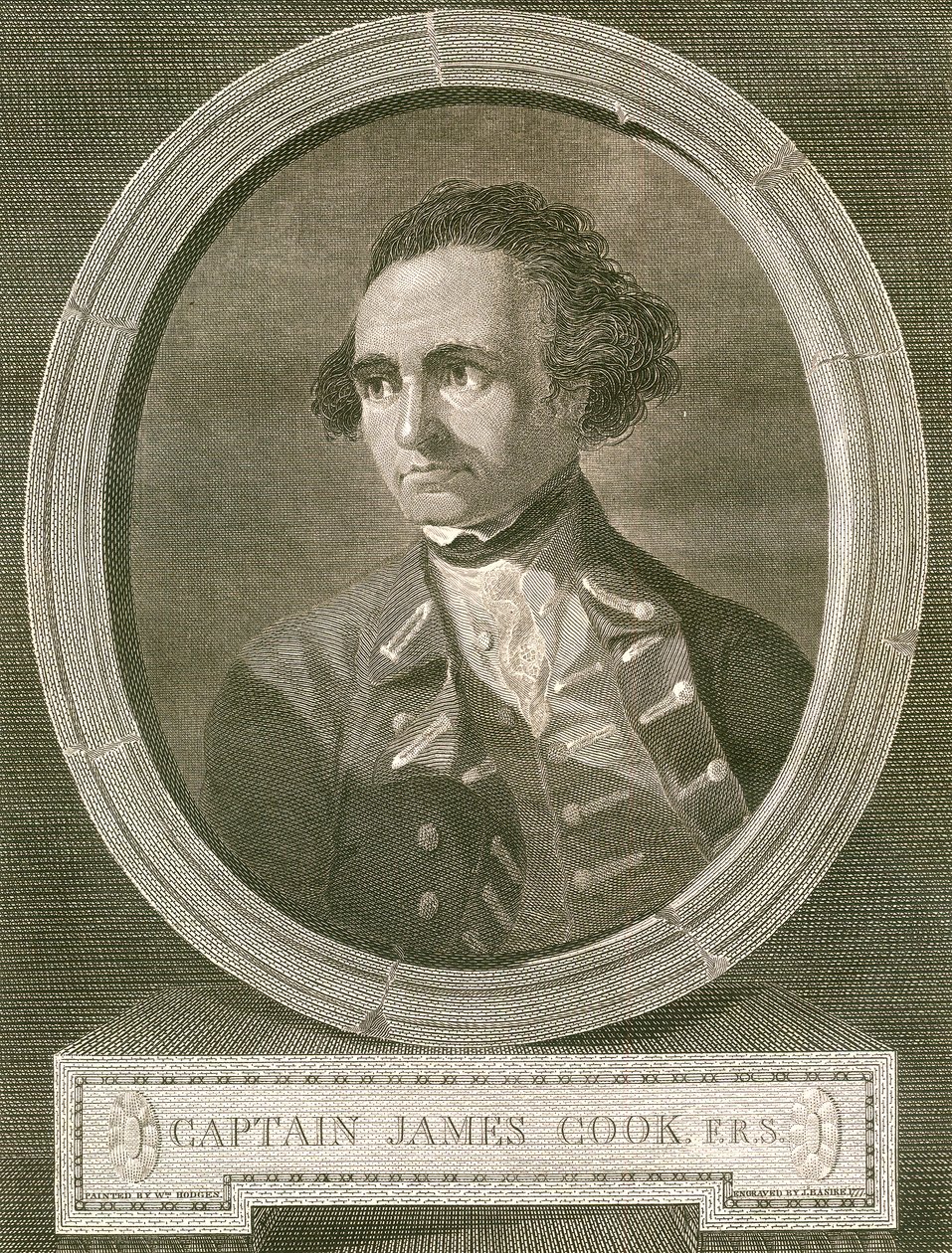 James Cook kapitány portréja alkotó: James Basire