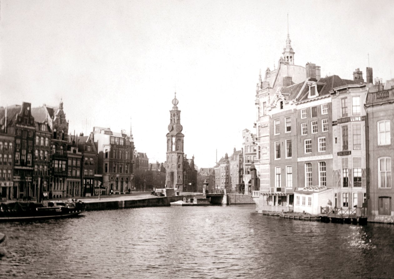 Canal, Amszterdam, 1898. alkotó: James Batkin