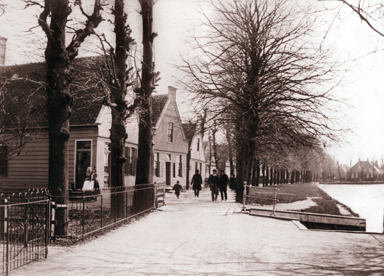 Csatornapart, Broek, Hollandia, 1898. alkotó: James Batkin