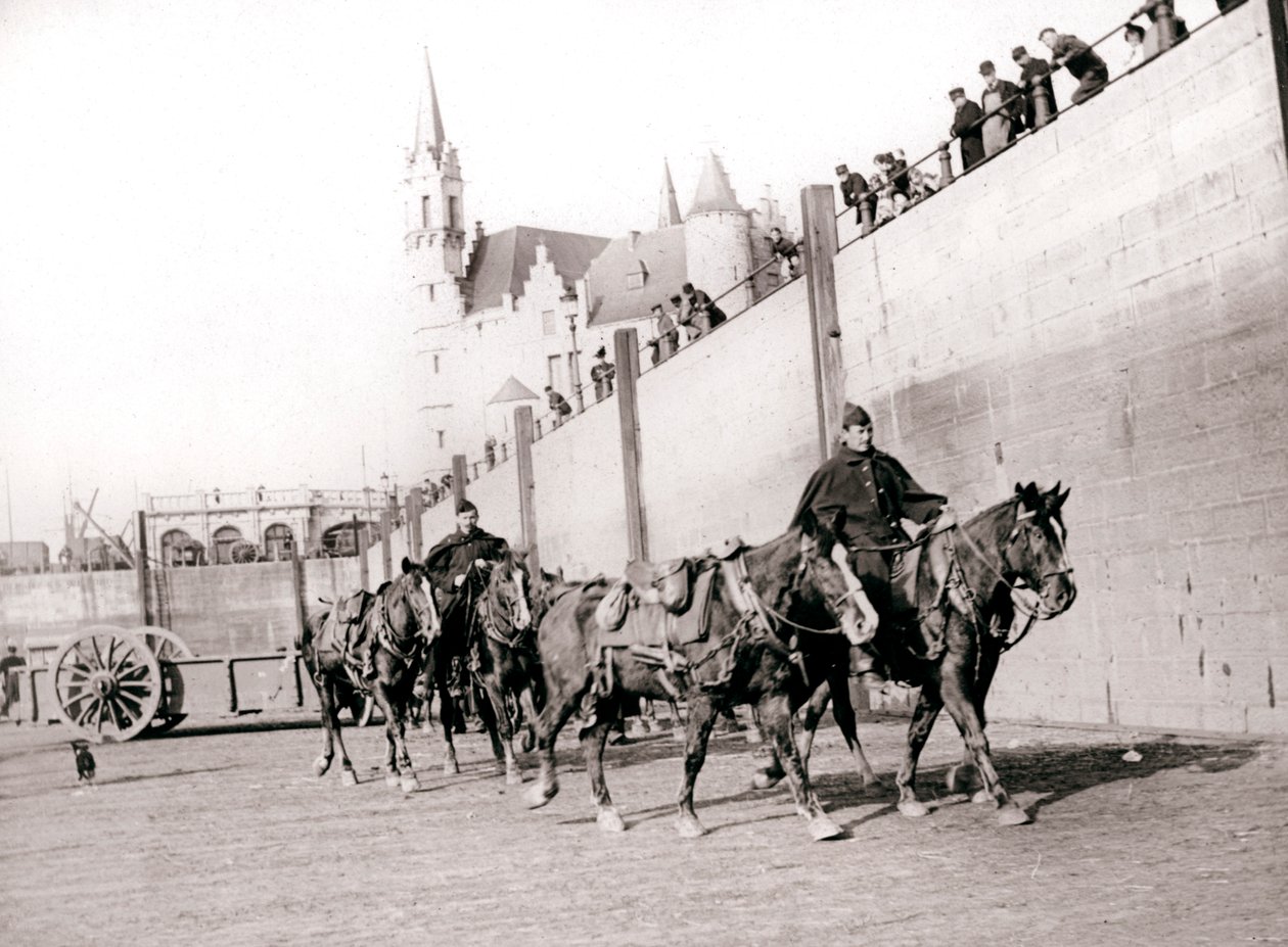 Horseriders, Antwerpen, 1898. alkotó: James Batkin
