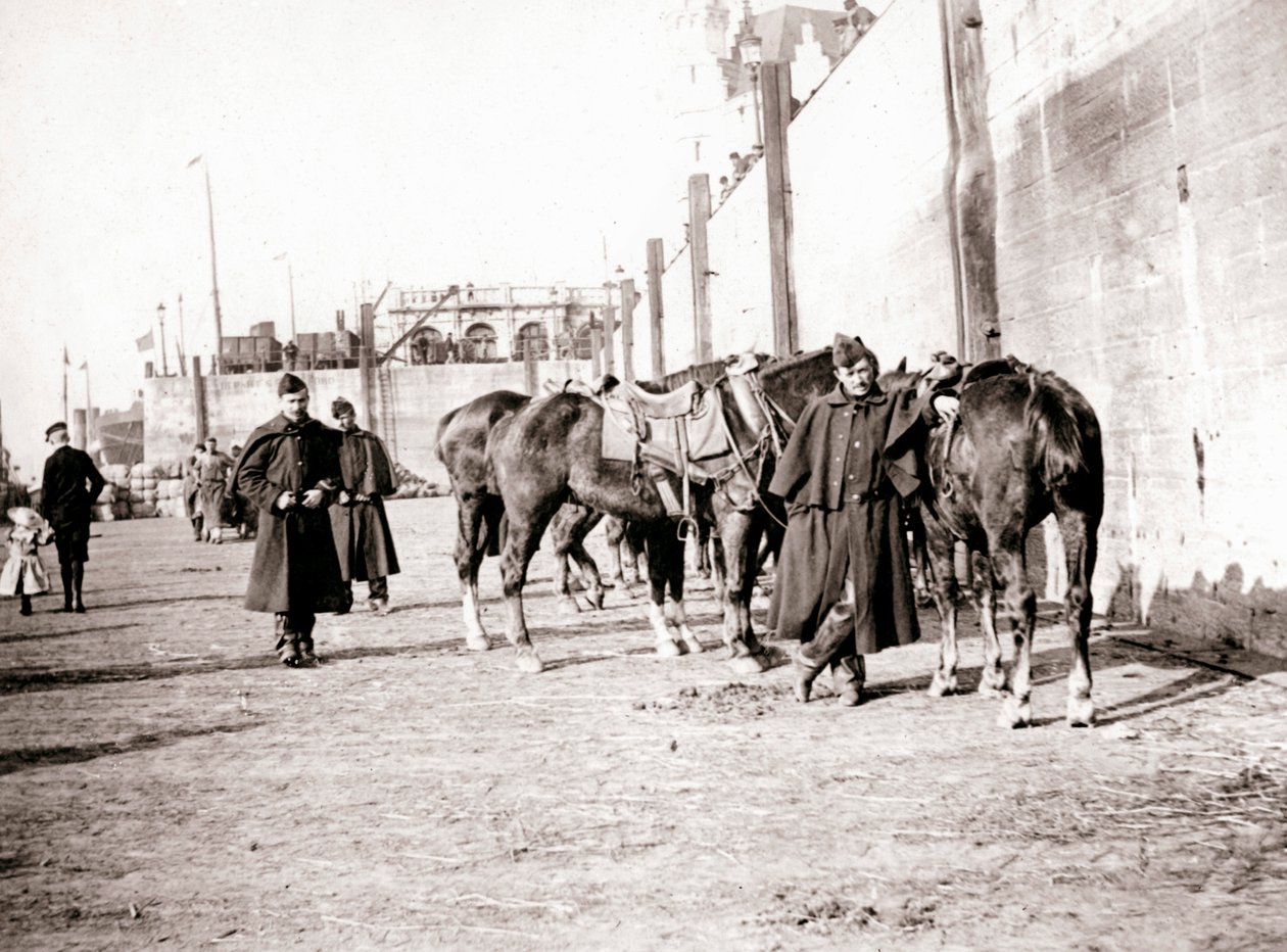 Horseriders, Antwerpen, 1898. alkotó: James Batkin