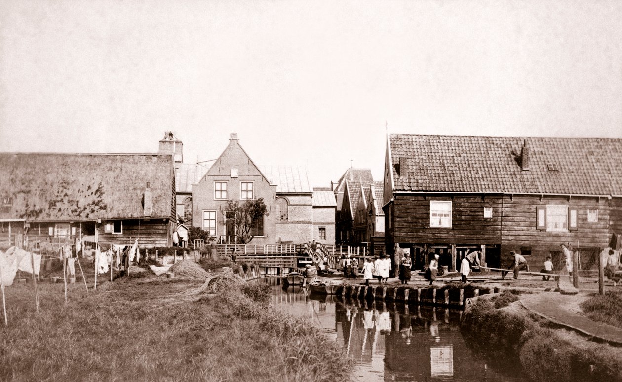 Marken-sziget, Hollandia, 1898. alkotó: James Batkin