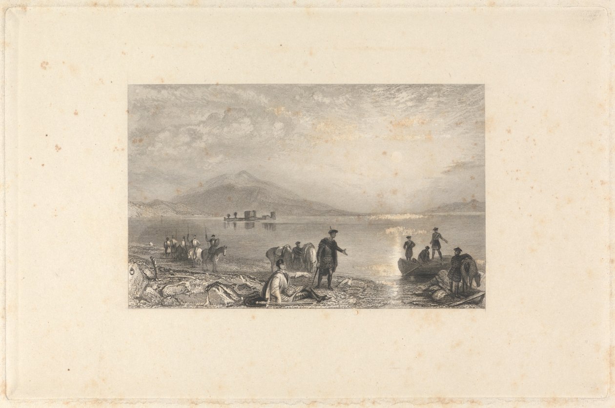 Loch Leven kastély alkotó: James Baylis Allen