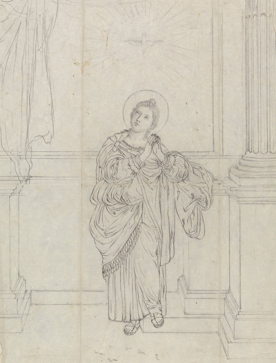 Szent Ágnes (Domenichino nyomán) alkotó: James Bruce