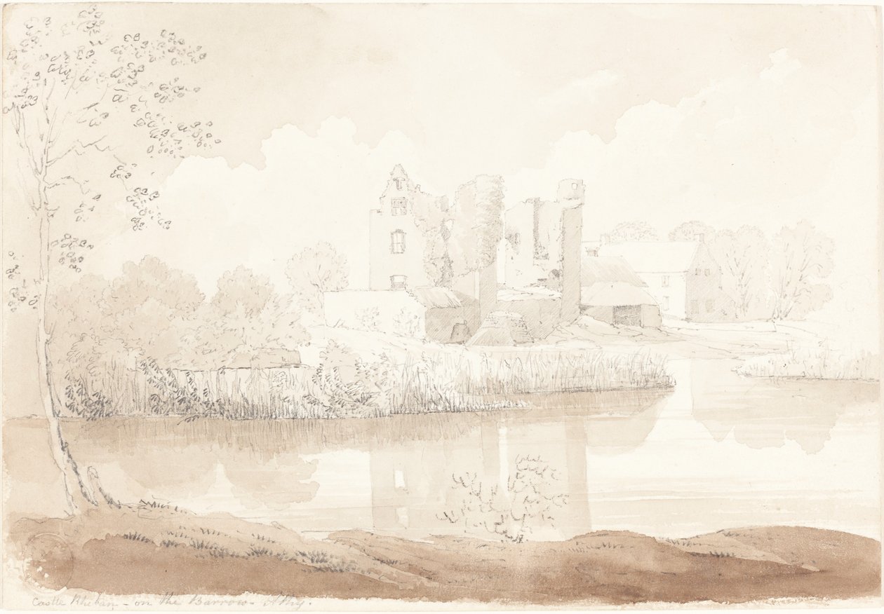 Rheban kastély a Barrow folyón, Athy alkotó: James Bulwer