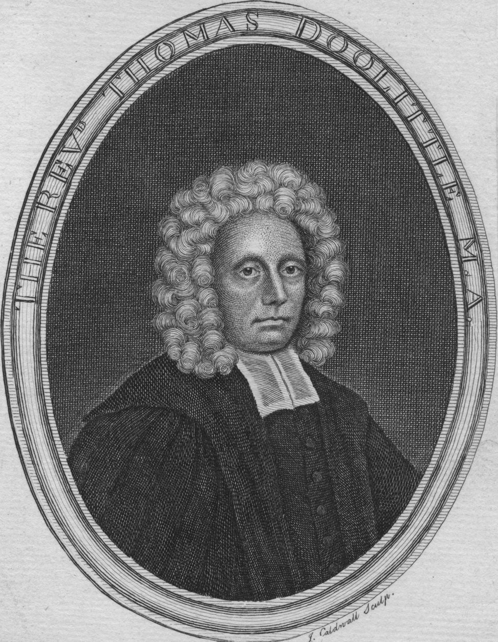 Thomas Doolittle tiszteletes M.A., 1775. alkotó: James Caldwall