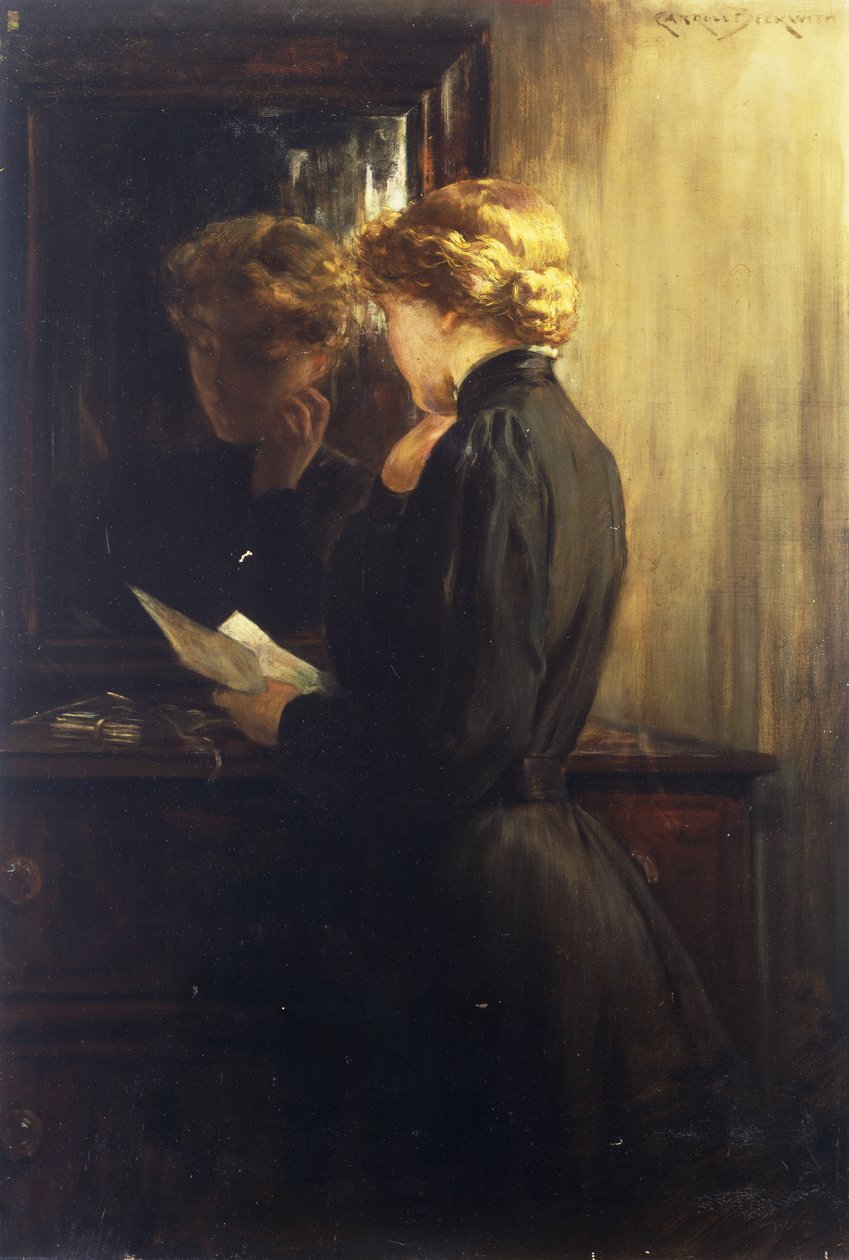 A levél, 1910 alkotó: James Carroll Beckwith