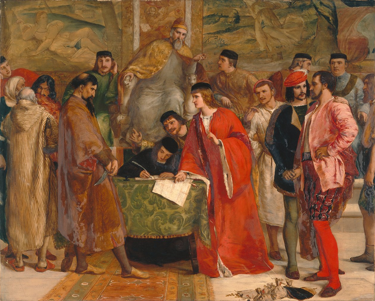 The Defeat Of Shylock alkotó: James Clarke Hook