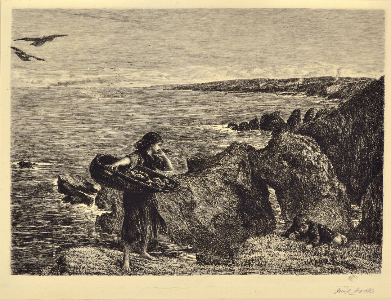 A halász gyermekei alkotó: James Clarke Hook