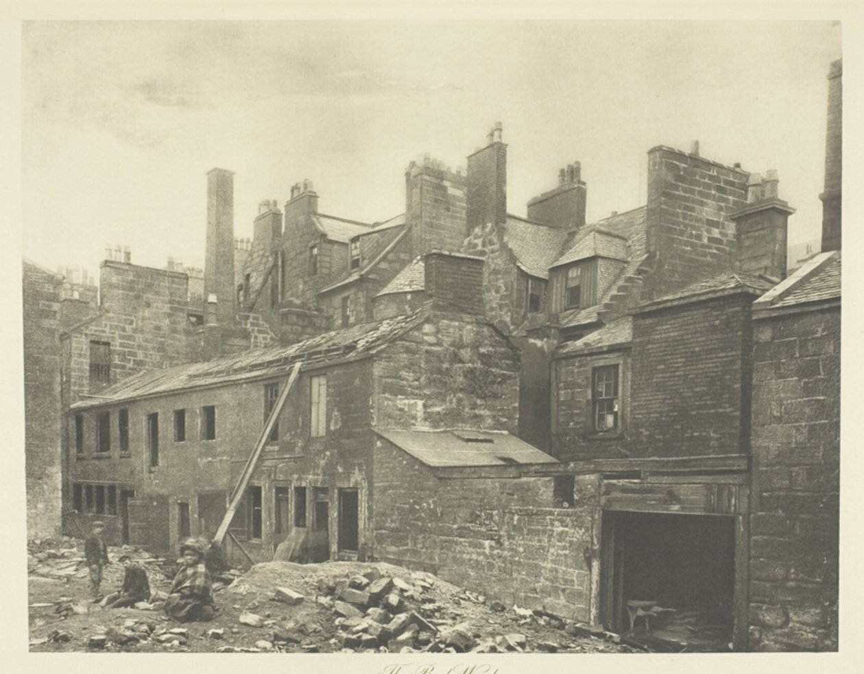 The Back Wynd alkotó: James Craig Annan