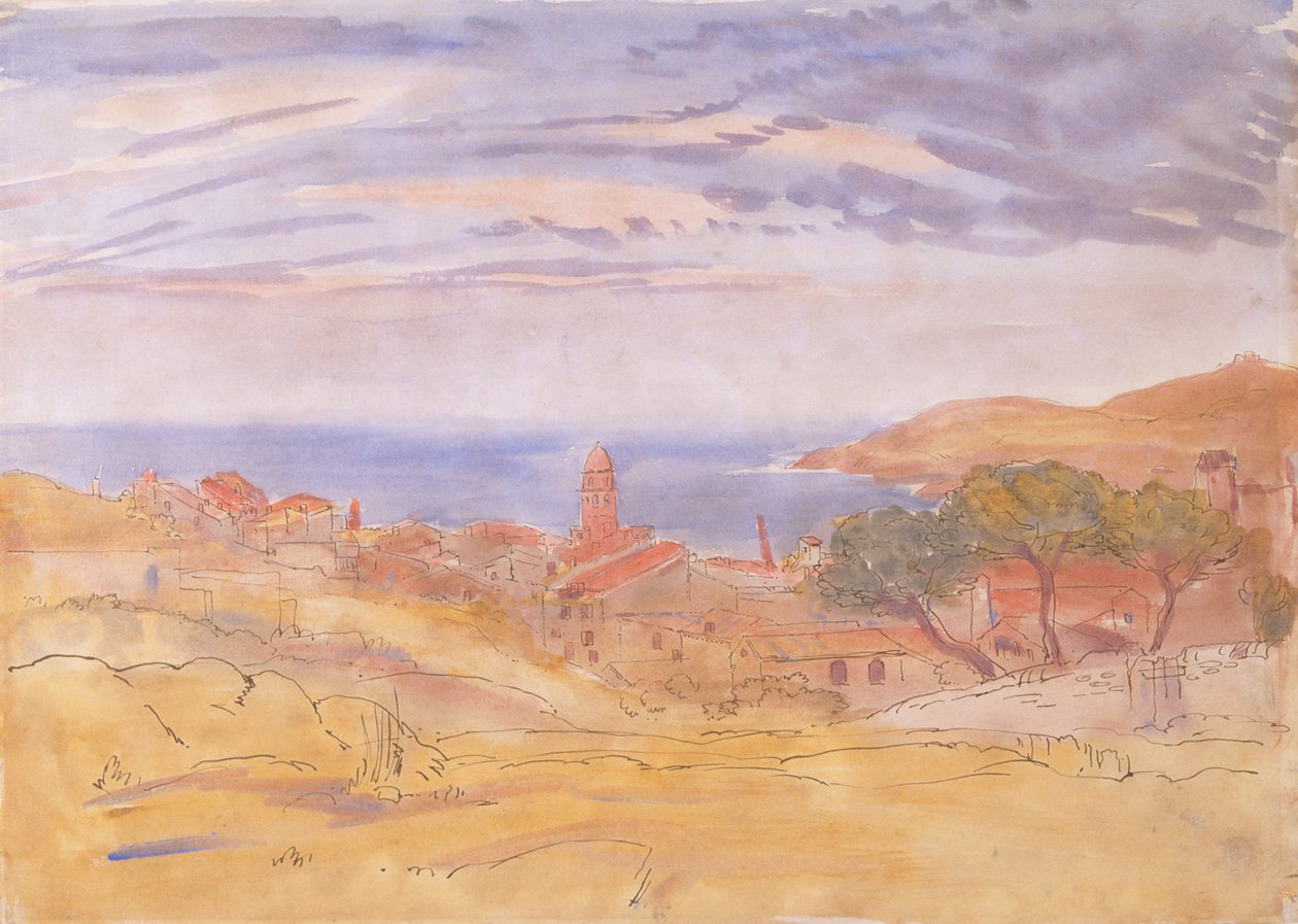 „Collioure”, 1907-1914 alkotó: James Dickson Innes