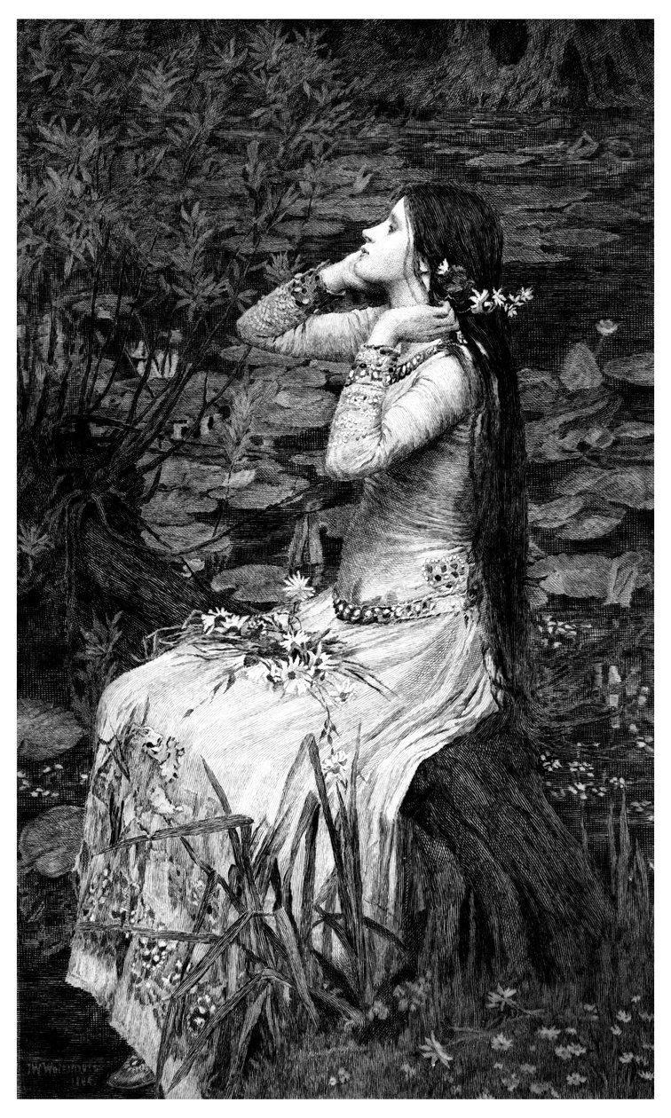Ophelia, 1895. alkotó: James Dobie