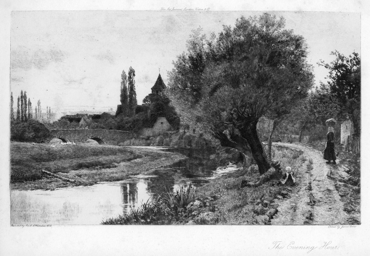 Az esti óra, 1906. alkotó: James Dobie