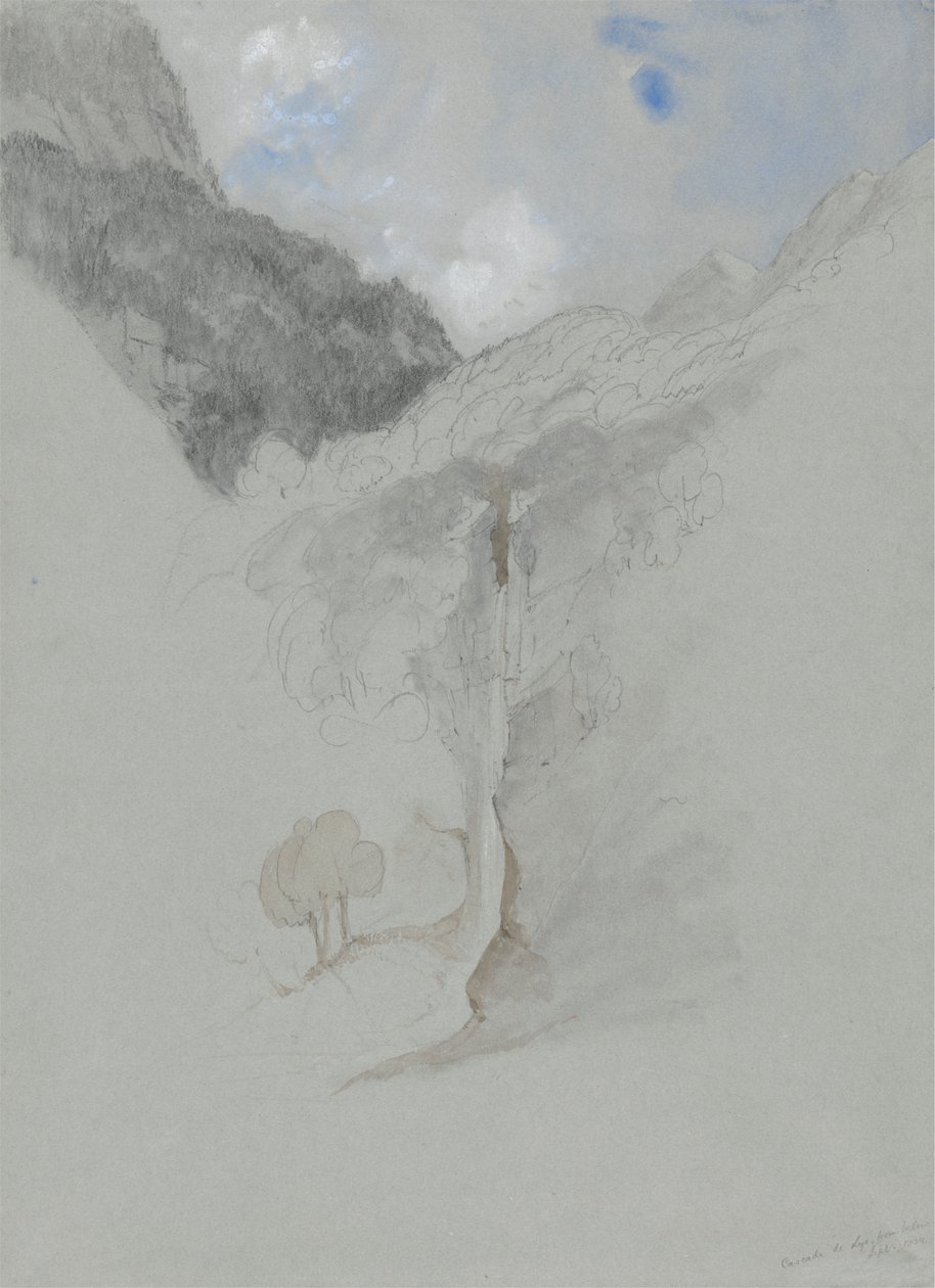 Cascade de Lys Alulról alkotó: James Duffield Harding