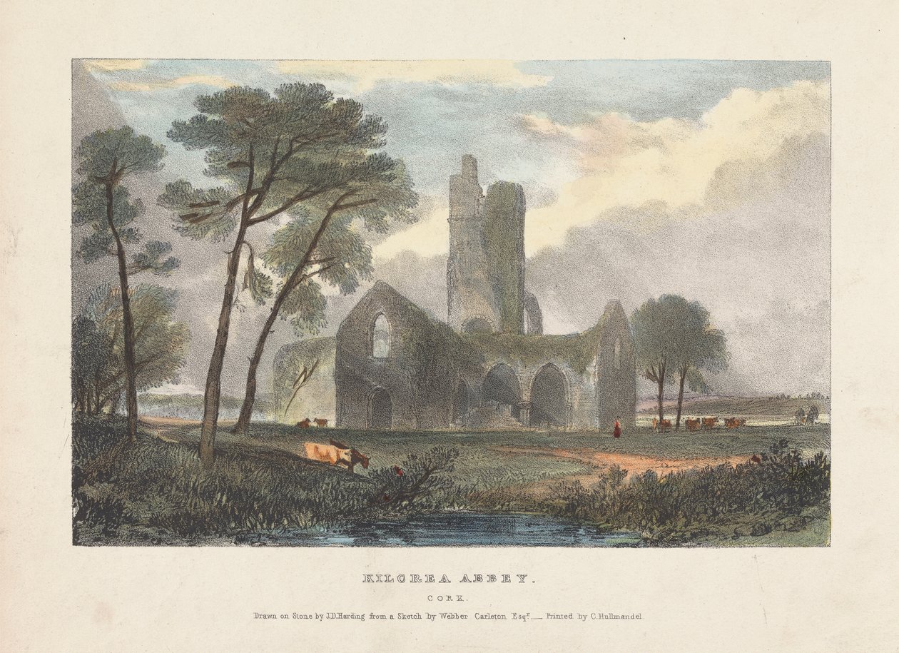 Kilcrea apátság alkotó: James Duffield Harding