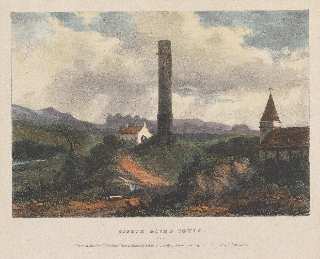 Kineth kerek torony alkotó: James Duffield Harding