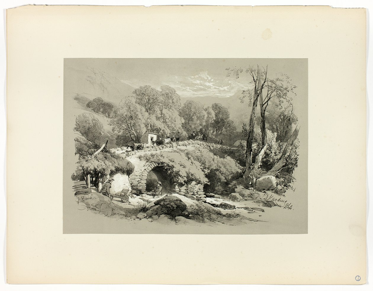 South Brent, Devon, a Picturesque Selections cégtől alkotó: James Duffield Harding