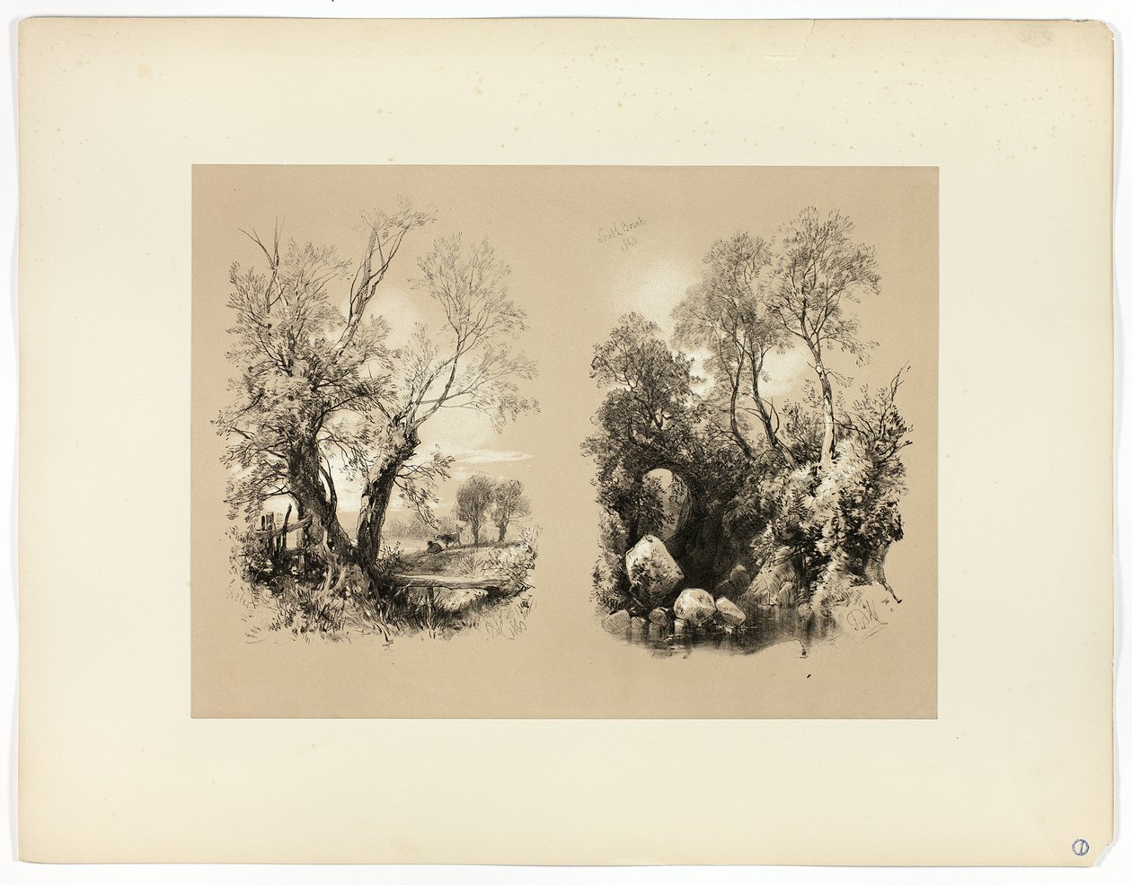 South Brent, a Picturesque Selections-tól alkotó: James Duffield Harding