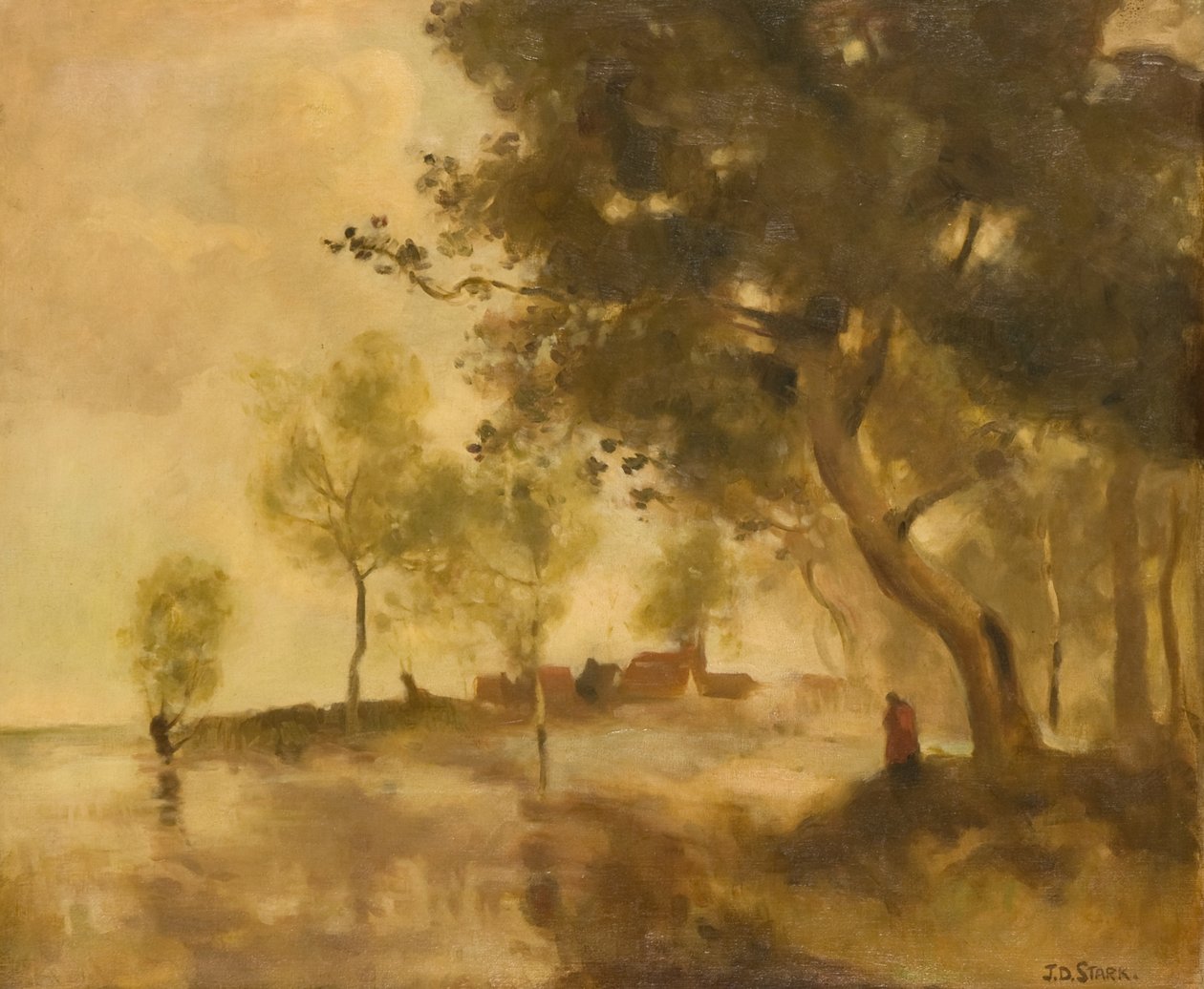 Táj, 1915 körül (olaj, vászon) alkotó: James Duncan Stark