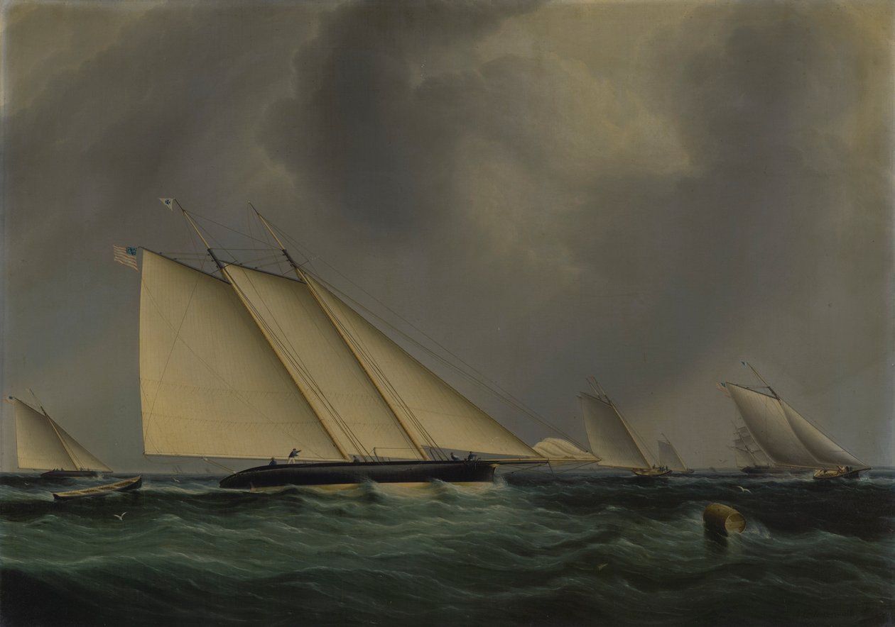 Yacht verseny alkotó: James E. Buttersworth