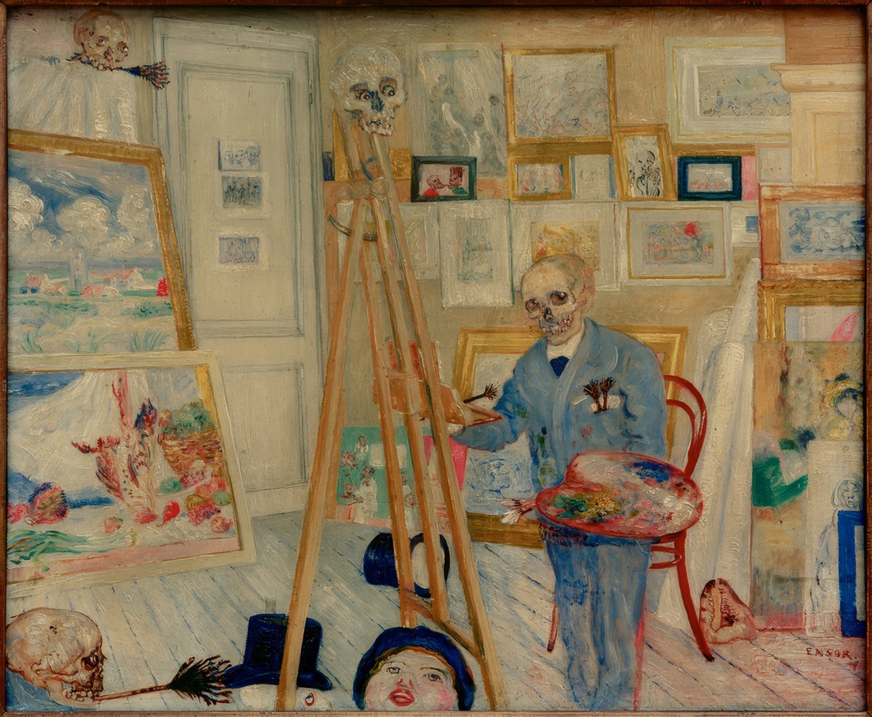 A csontvázfestő alkotó: James Sidney Ensor