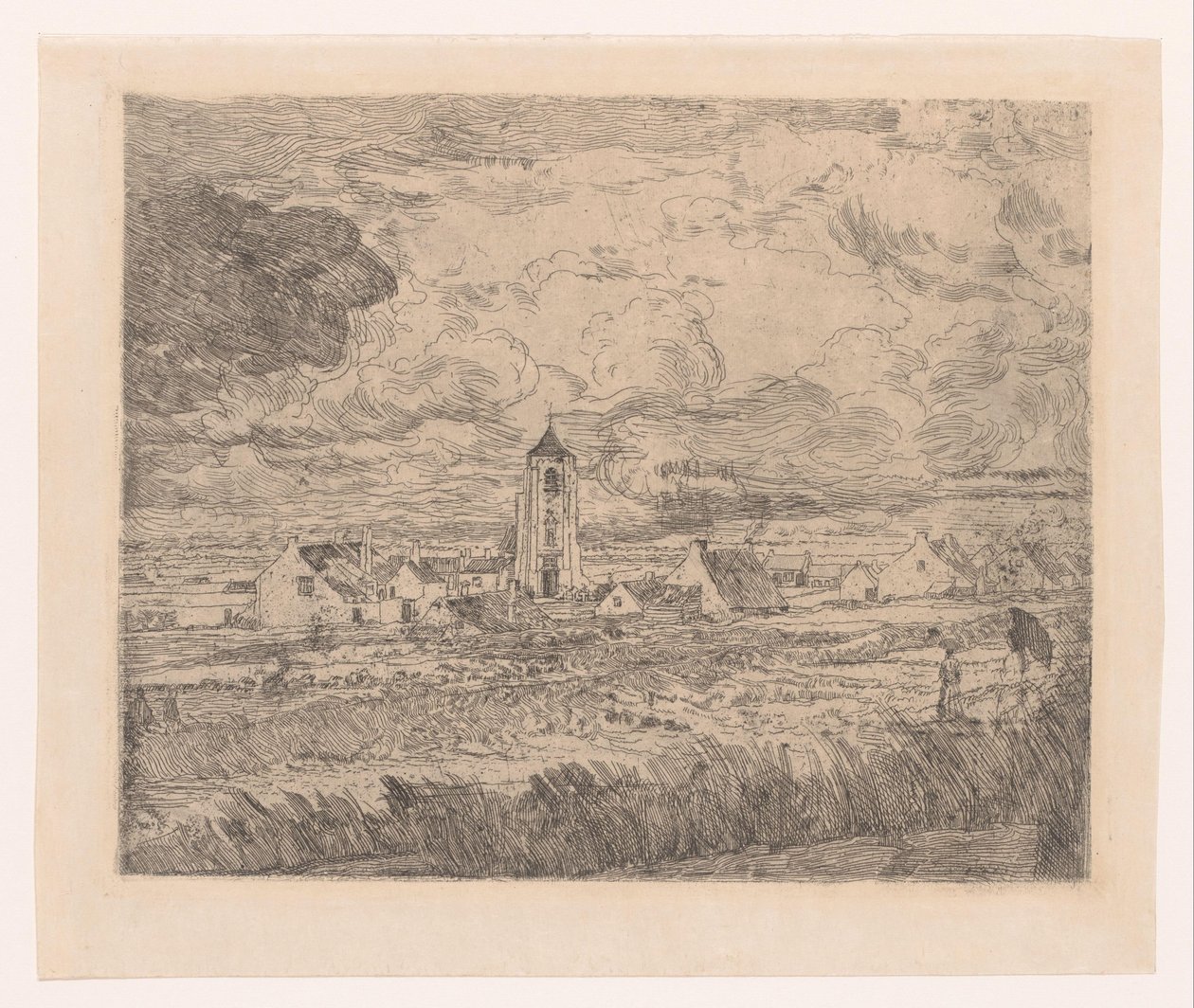 Mariakerke kilátása Grande vue de Mariakerke alkotó: James Ensor