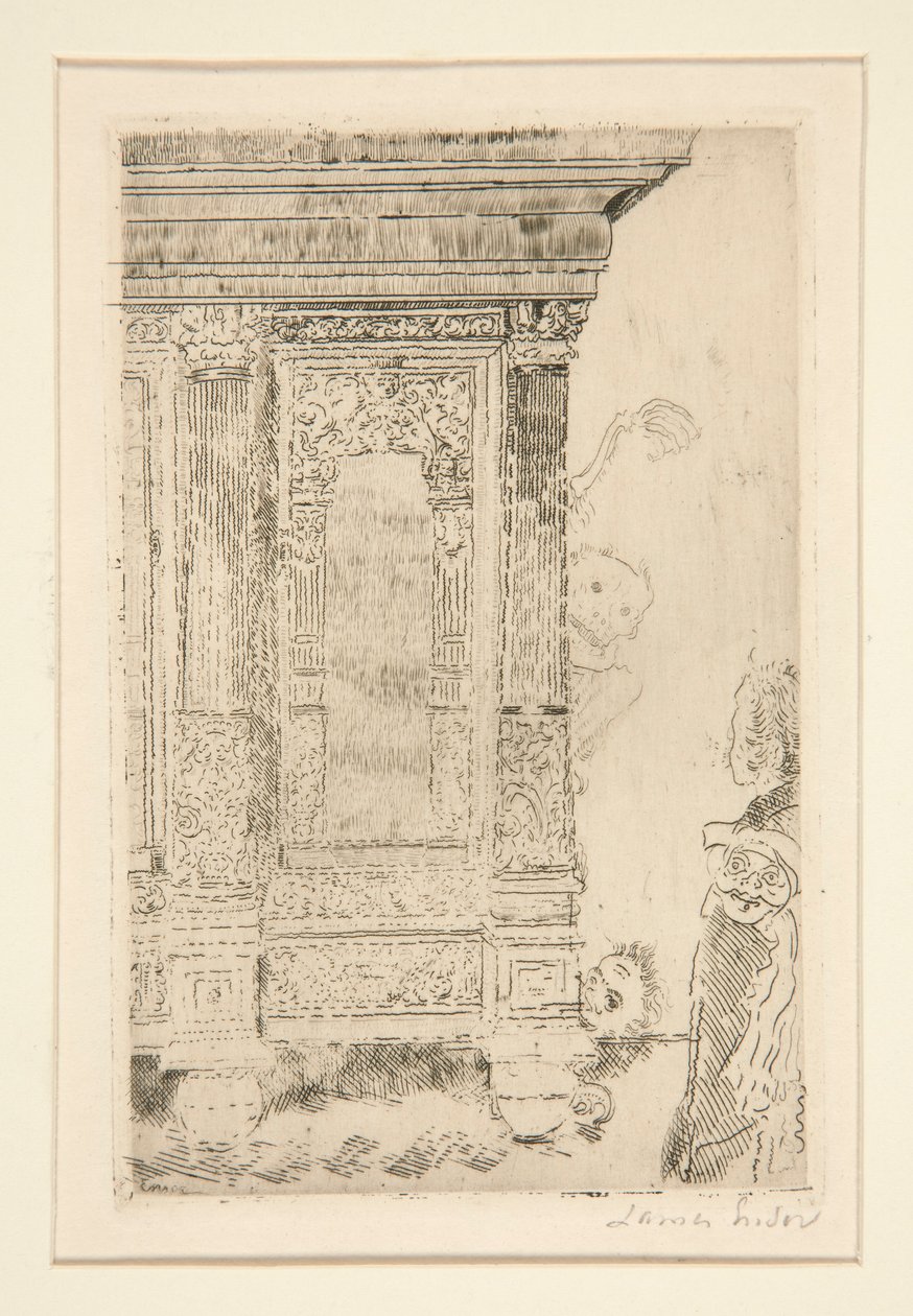 Le meuble hant? (A kísértetjárta bútor) alkotó: James Ensor