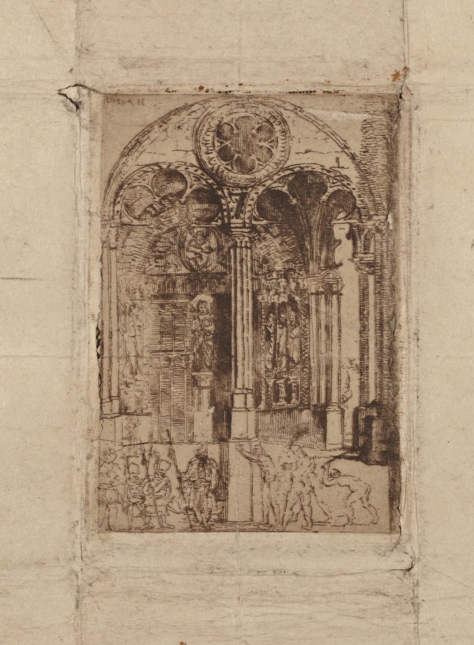 A zászlózás alkotó: James Ensor