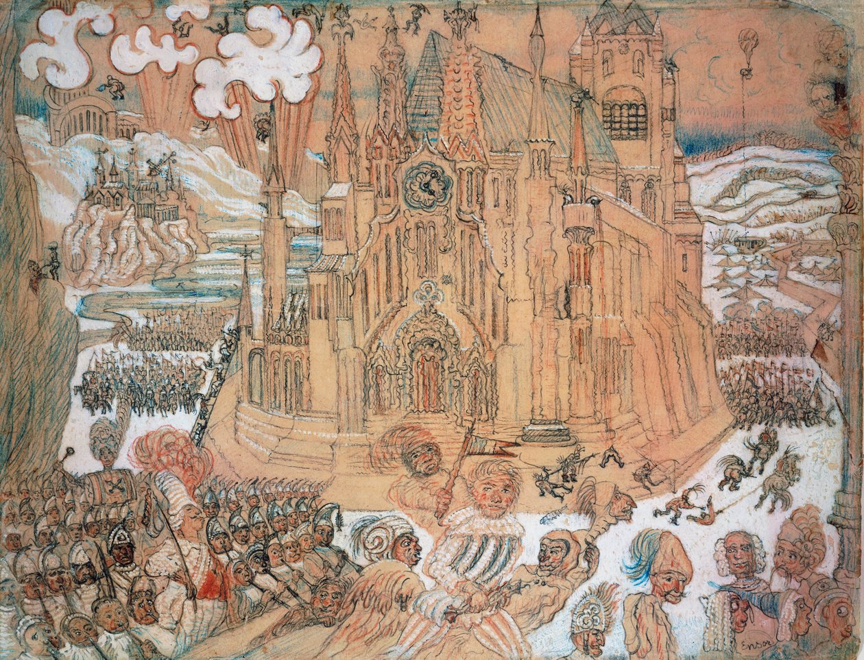 A katedrális alkotó: James Ensor