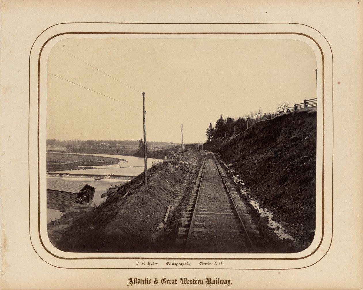 Atlantic  Great Western Railway,1862 (fénykép) alkotó: James F. Ryder