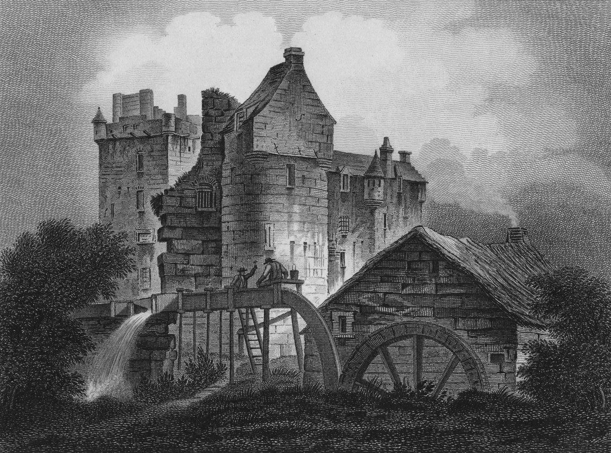 Elcho-kastély, 1803. alkotó: James Fittler