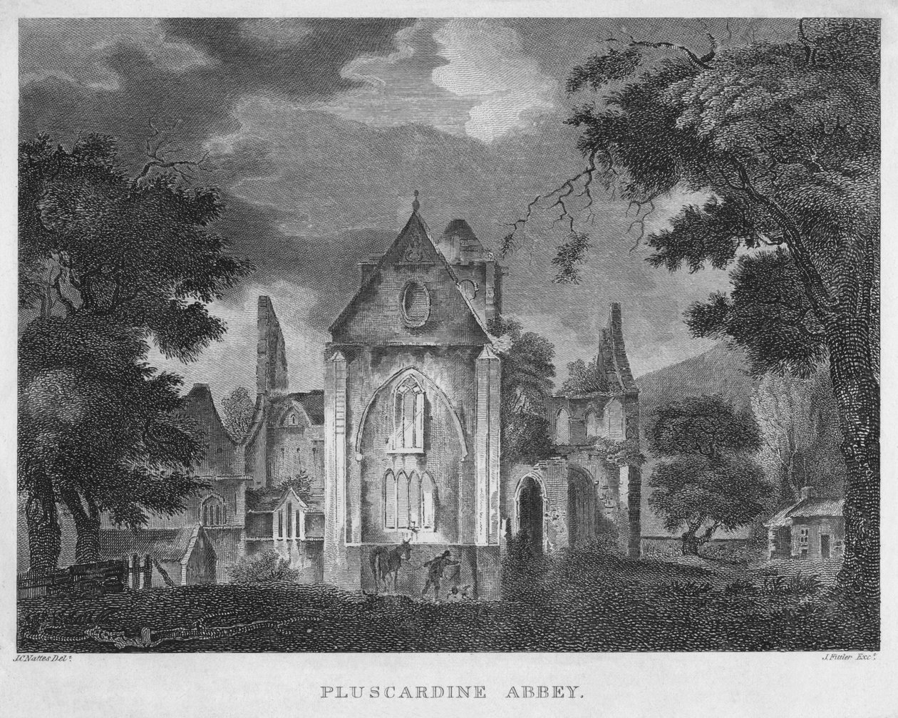 Pluscardine apátság, 1804 alkotó: James Fittler
