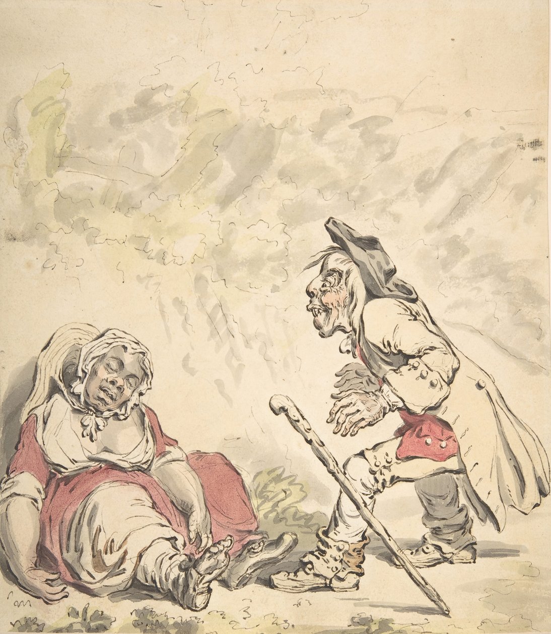 Cymon és Iphigenia, 1796. alkotó: James Gillray