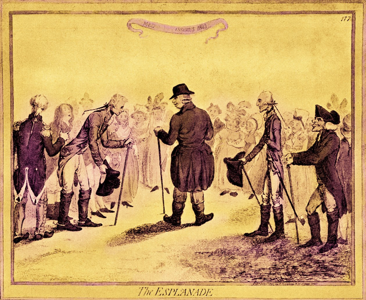 III. György - karikatúra alkotó: James Gillray