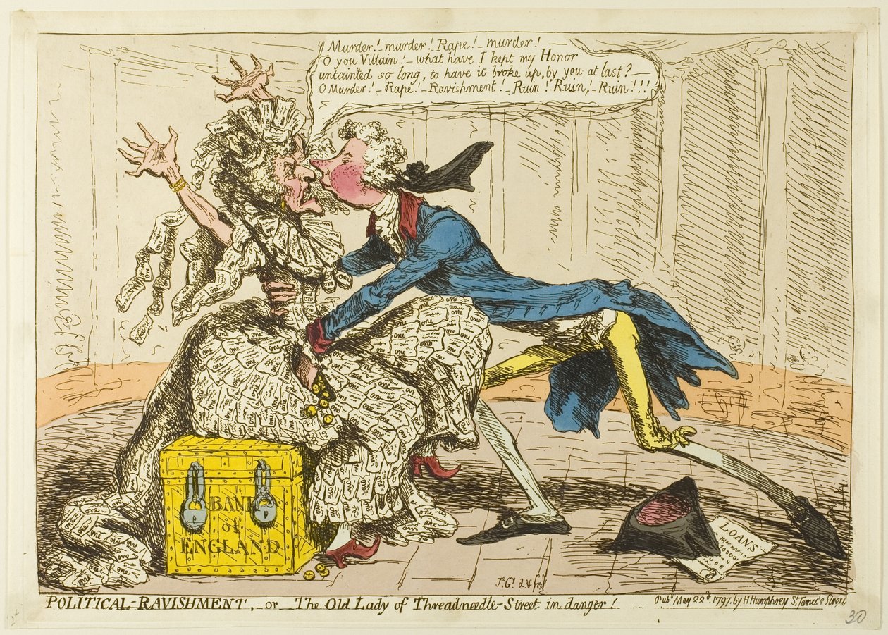 Politikai-felszámolás alkotó: James Gillray