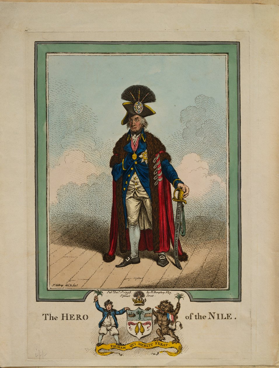 A Nílus hőse, 1878 alkotó: James Gillray