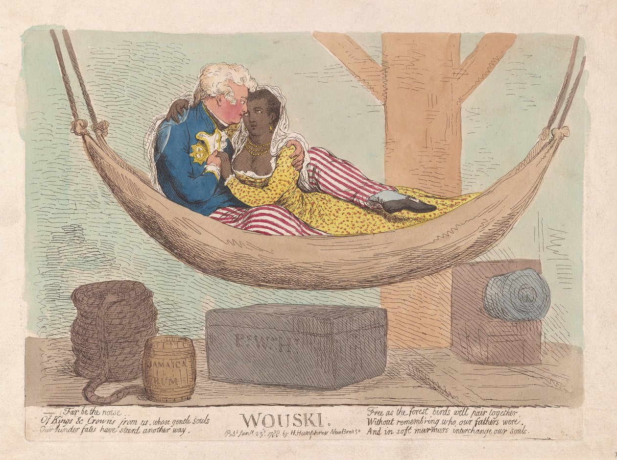 Wouski, kocsma. 1788 (kézzel színezett metszet) alkotó: James Gillray