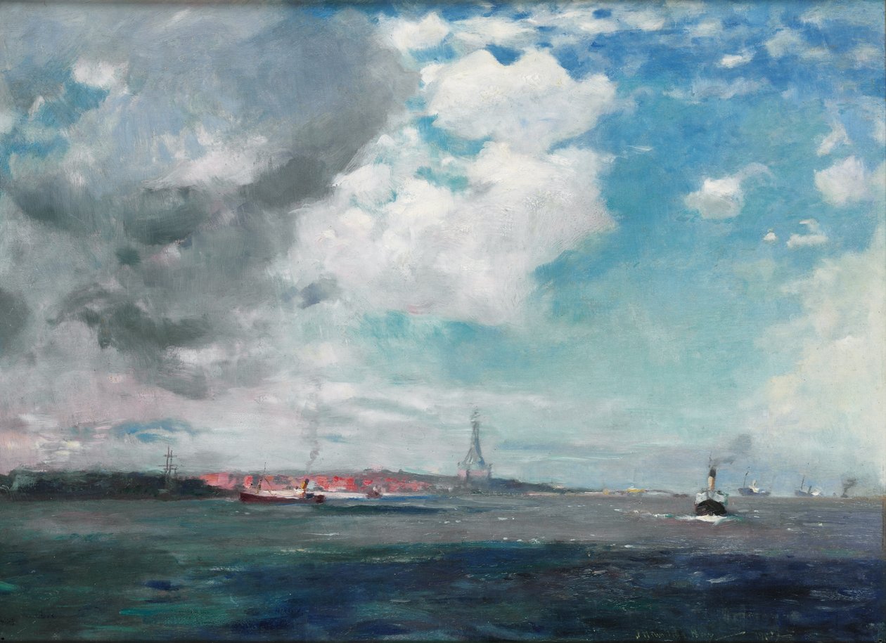 Új Brighton a Mersey-ből, 1907 alkotó: James Hamilton Hay
