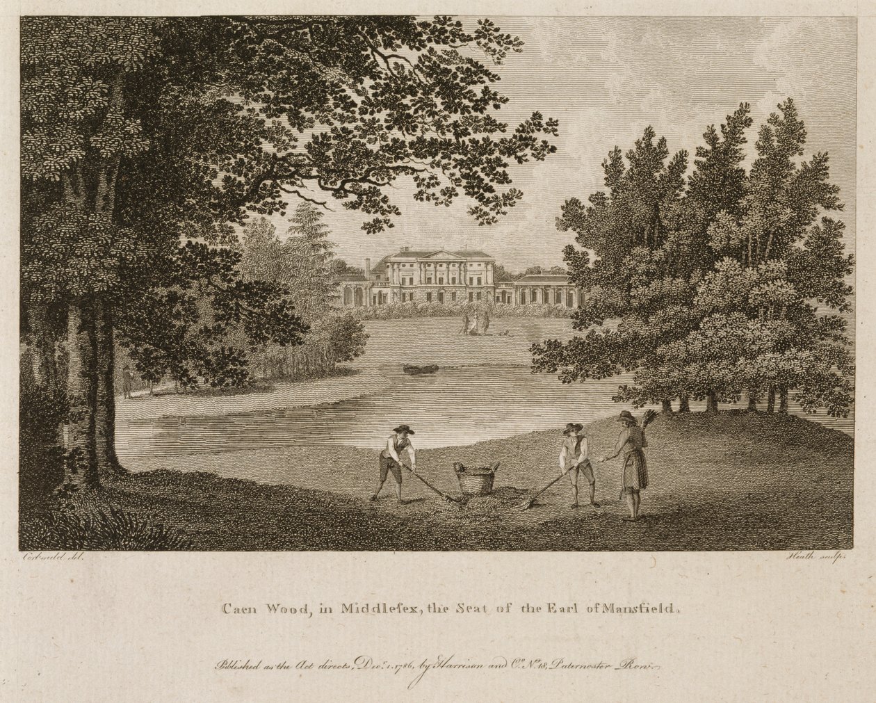 Kenwood House, Hampstead, London, 1786 alkotó: James Heath