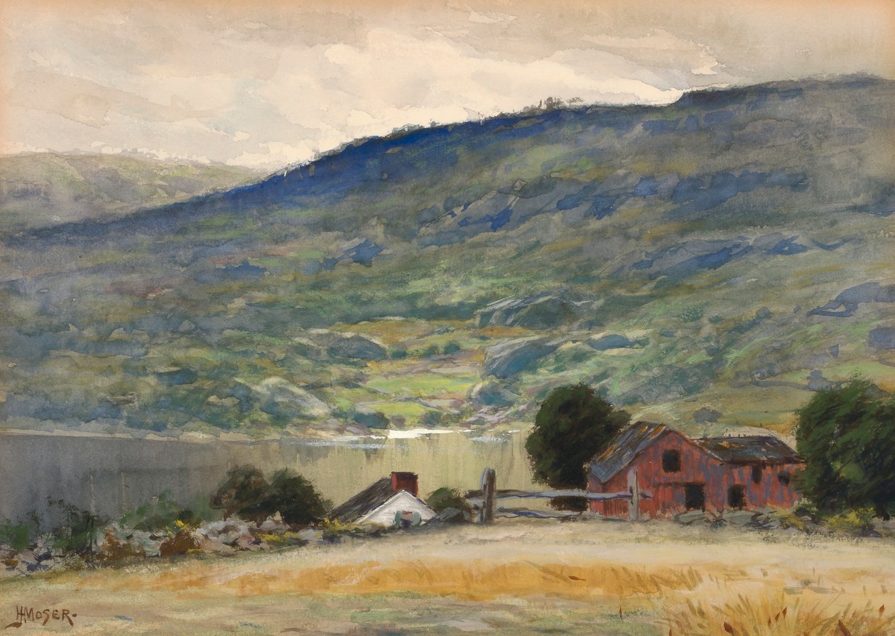 Hill és Lake alkotó: James Henry Moser