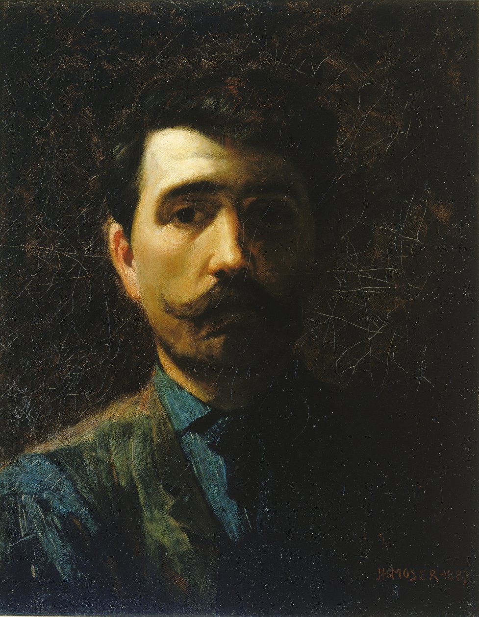 Önarckép, 1887. alkotó: James Henry Moser