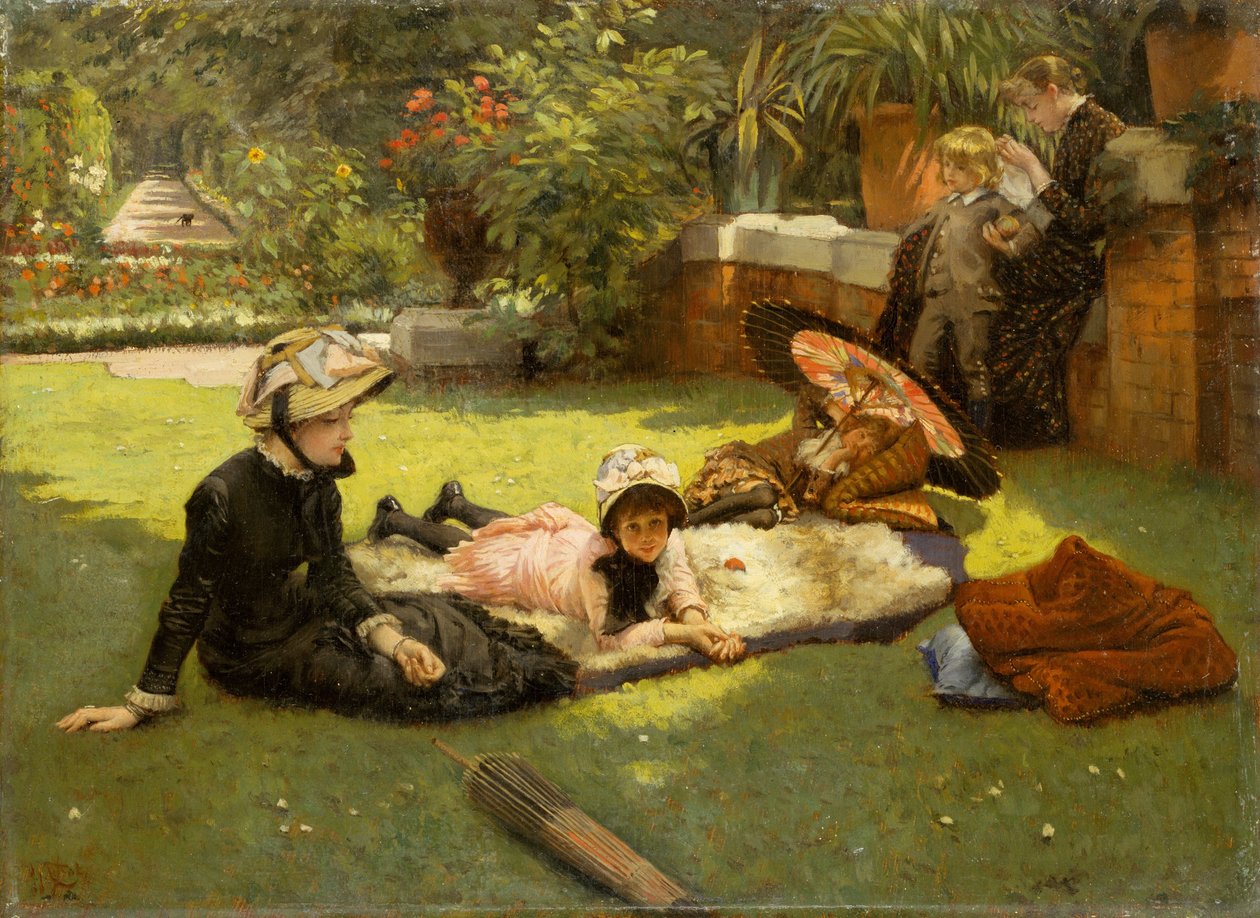 Teljes napfényben alkotó: James Jacques Joseph Tissot