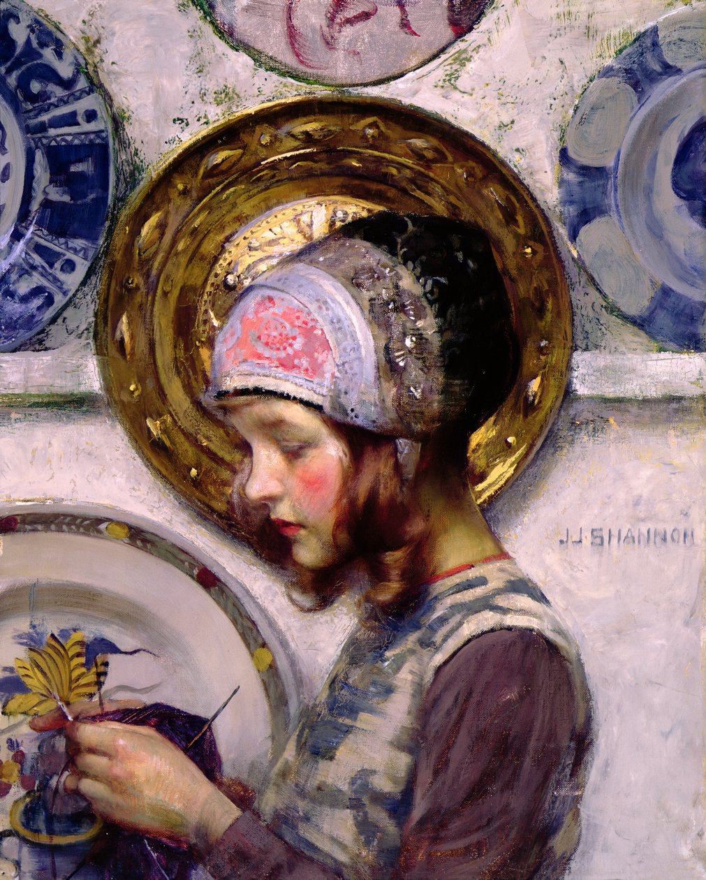 A lila harisnya alkotó: James Jebusa Shannon