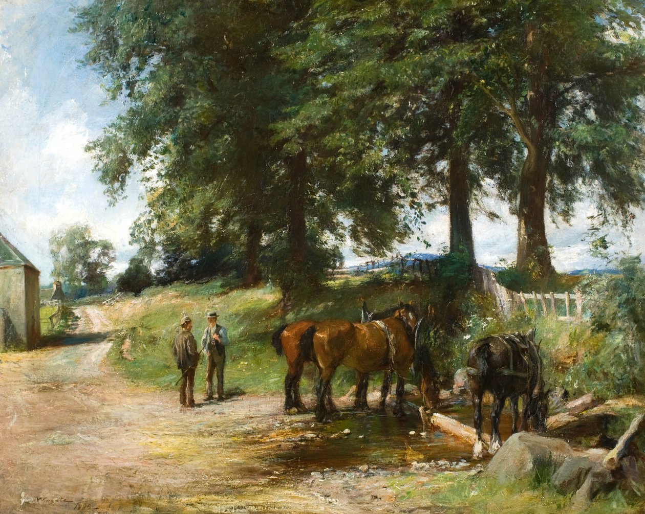 Lovak itatása alkotó: James Lawton Wingate