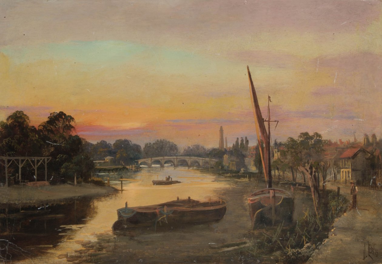 Kew Sunset - Kew Bridge alkotó: James Lewis