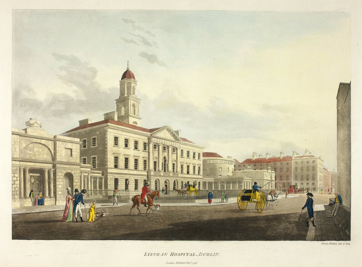 Fekvőkórház - Dublin alkotó: James Malton