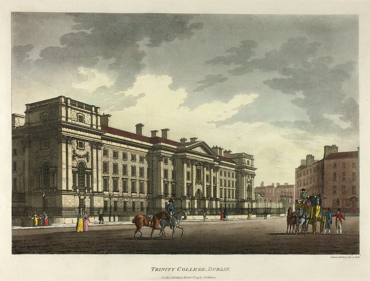 Trinity College, Dublin alkotó: James Malton