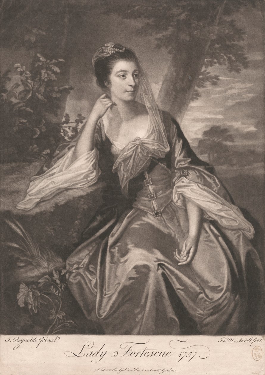 Lady Fortescue alkotó: James McArdell